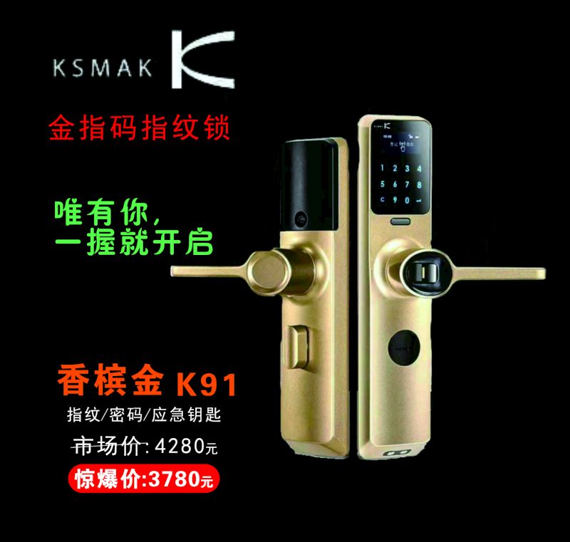 金指码指纹锁